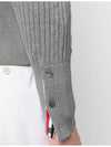 Baby Cable Cotton 4 Bar Crew Neck Knit Top Grey - THOM BROWNE - BALAAN 6