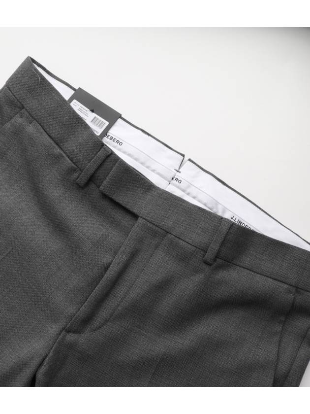 Grant Active Hopsack Pants Grey Melange - J.LINDEBERG - BALAAN 4