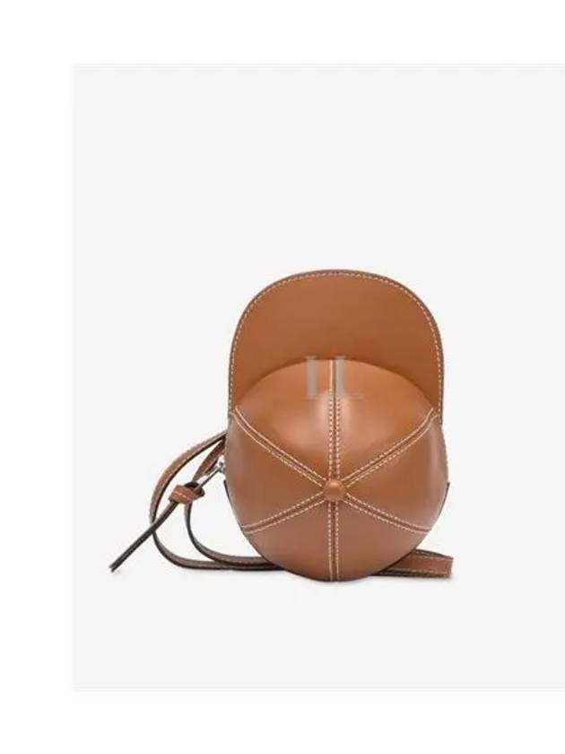 Stitch Nano Cap Leather Cross Bag Brown - JW ANDERSON - BALAAN 2