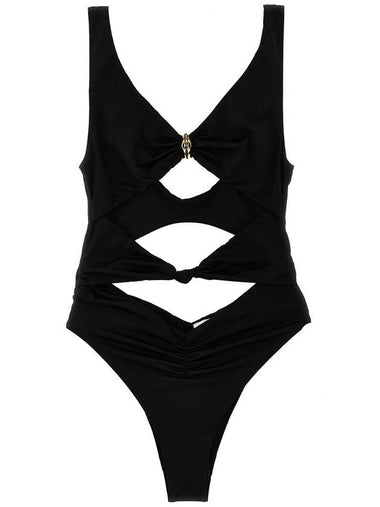 Elisabetta Franchi Knot One-Piece Swimsuit - ELISABETTA FRANCHI - BALAAN 1