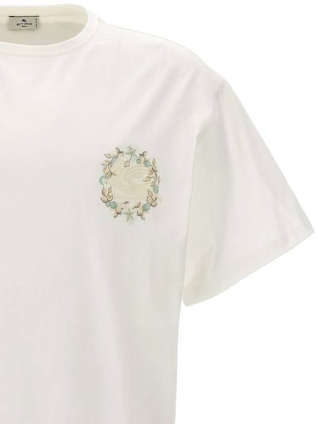 Etro Logo Embroidery T-Shirt - ETRO - BALAAN 3