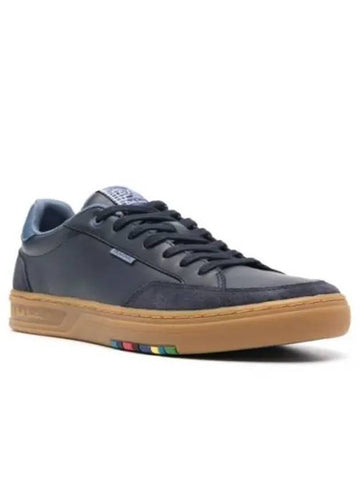 Hillstar Leather Low-Top Sneakers Dark Navy - PAUL SMITH - BALAAN 1