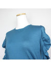 Dries Van Noten teal blue knit top 44 - DRIES VAN NOTEN - BALAAN 4