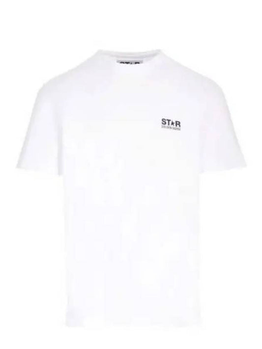 Star Logo Print Short Sleeve T-Shirt White - GOLDEN GOOSE - BALAAN 2