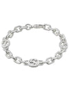 Interlocking G Chain Bracelet Silver - GUCCI - BALAAN 2