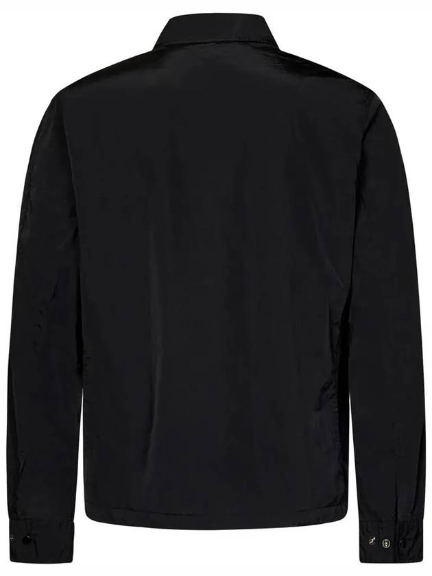 Chrome-R Lens Over Long Sleeve Shirt Black - CP COMPANY - BALAAN 4