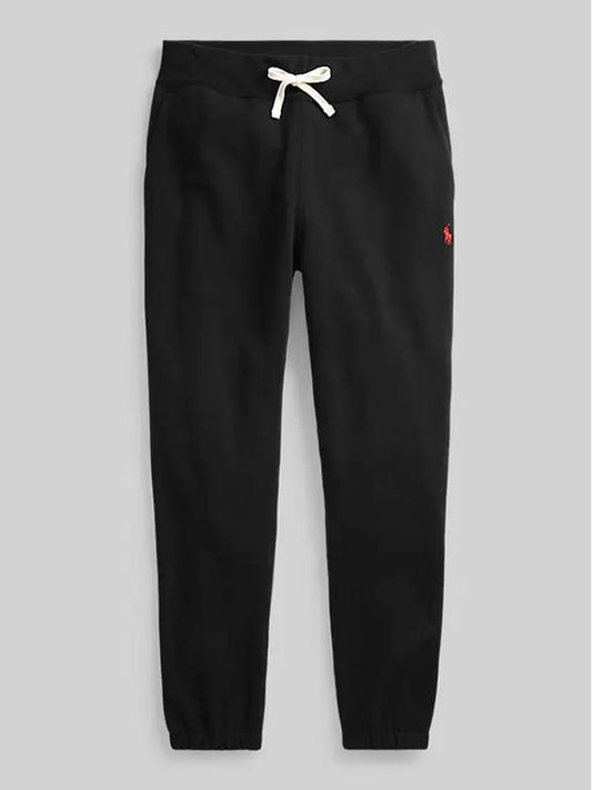 Embroidery Pony Jogger Track Pants Black - POLO RALPH LAUREN - BALAAN 2