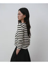 Striped shirring knit White - THE GREEN LAB - BALAAN 4