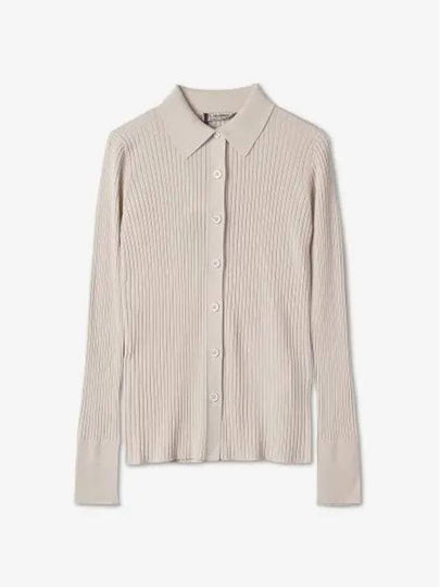 Tropea Ribbed Cardigan Natural - S MAX MARA - BALAAN 2