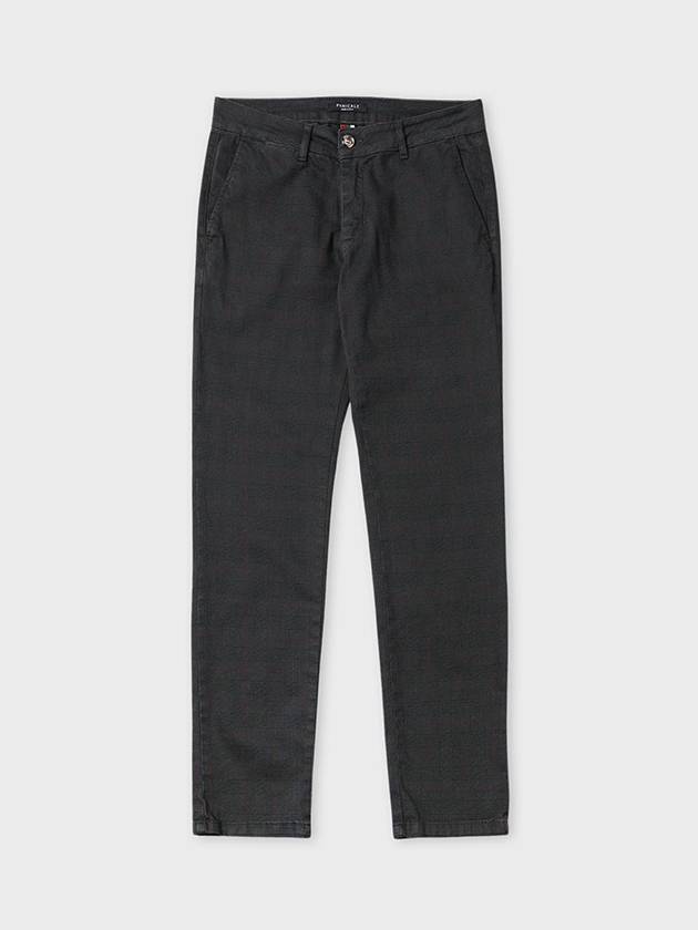 Made In Italy Charcoal Check Cotton Pants F ACPT66 - PANICALE - BALAAN 1