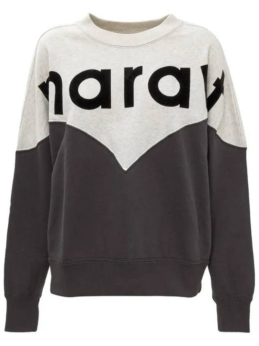 HOUSTON Brushed Sweatshirt Fade Black SW0006FA A1M08E 02FK - ISABEL MARANT - BALAAN 2