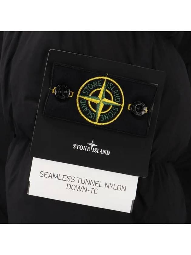 Seamless Tunnel Nylon Down TC Padding Black - STONE ISLAND - BALAAN 5