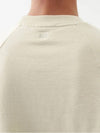 De Coeur Big Heart Logo Cotton Sweatshirt Sweatshirt Cream - AMI - BALAAN 4