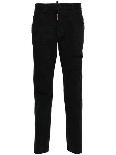 Black Bull Skater Slim Fit Jeans S71LB1352STN833 - DSQUARED2 - BALAAN 2