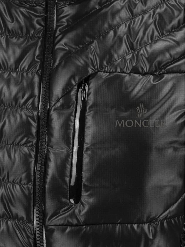 Valrs Logo Padded Vest Black - MONCLER - BALAAN 5