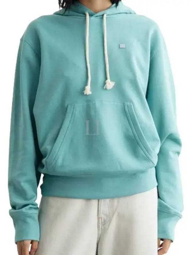 Small Logo Patch Hoodie Sky Blue - ACNE STUDIOS - BALAAN 2