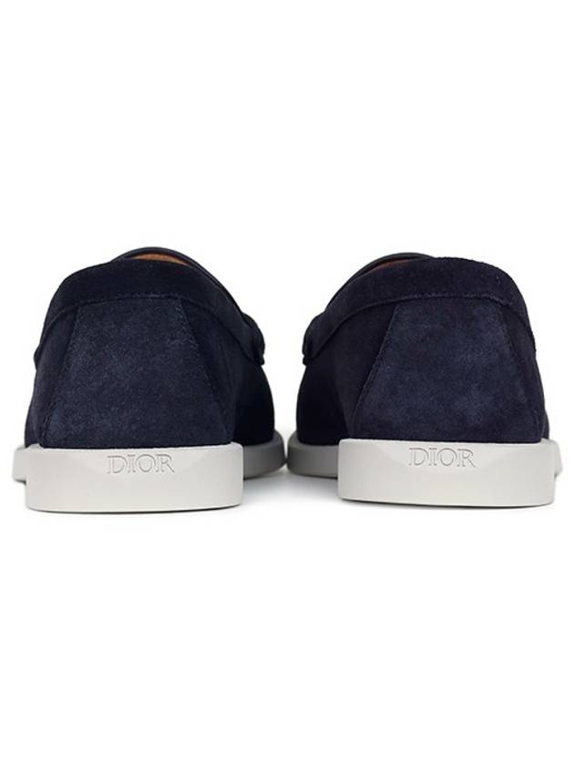 Granville Suede Loafers Blue Beige - DIOR - BALAAN 4