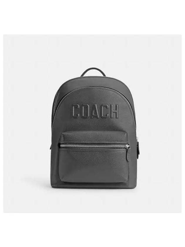 logo embossed leather backpack CV928 - COACH - BALAAN 2