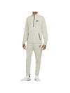 Club Basic Polyknit Tracksuit White - NIKE - BALAAN.