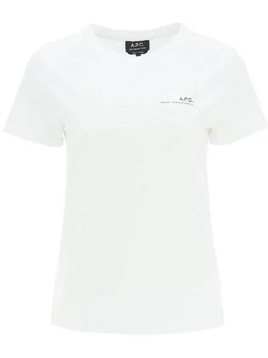 Item Logo Crew Neck Short Sleeve T-Shirt White - A.P.C. - BALAAN 2