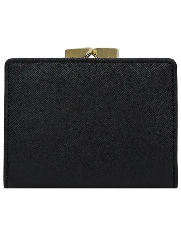 Saffiano Small Half Wallet Black 5115002MW S000B N402 - VIVIENNE WESTWOOD - BALAAN 9