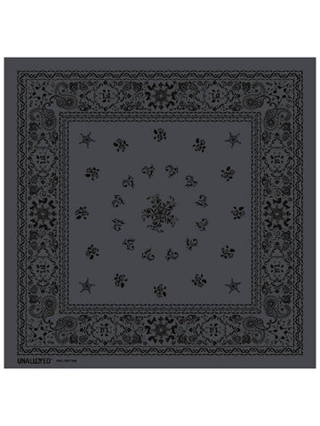 Note Paisley Bandana Charcoal - UNALLOYED - BALAAN 1