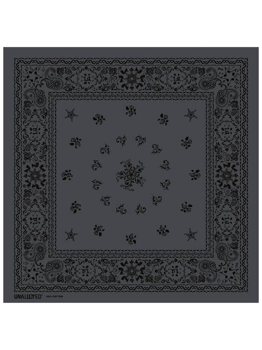 Note Paisley Bandana Charcoal - UNALLOYED - BALAAN 1