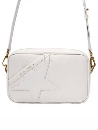 Star Leather Cross Bag White - GOLDEN GOOSE - BALAAN 2