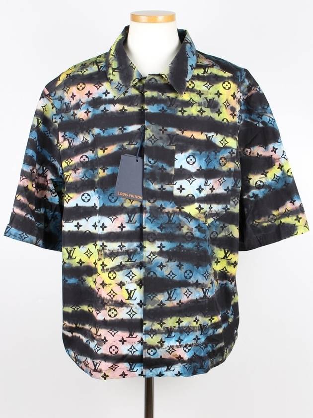 zipped monogram tie dye shirt - LOUIS VUITTON - BALAAN 1