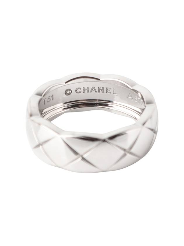 J10570 White Gold Coco Crush Small Ring No 51 Department Store Warranty 34135 1 - CHANEL - BALAAN 5