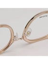 Glasses frame BY5067H 072 round horn rim Soltex transparent - BALLY - BALAAN 6