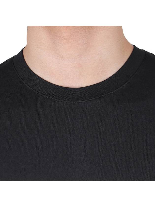 Box Logo Short Sleeve T-Shirt Black - MSGM - BALAAN 6