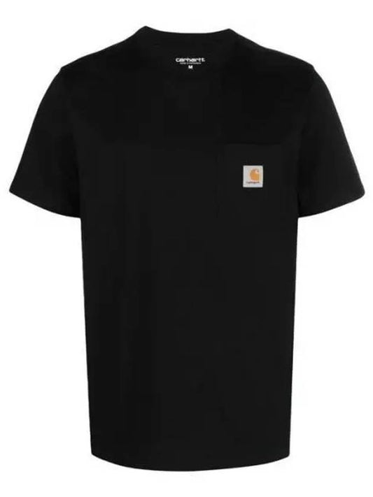24FW I030434 Pocket Logo Patch Short Sleeve T-Shirt 1014070 - CARHARTT - BALAAN 1