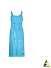 Women's Canopy Knit Sleeveless Midi Dress Sky Blue - HOUSE OF SUNNY - BALAAN 2