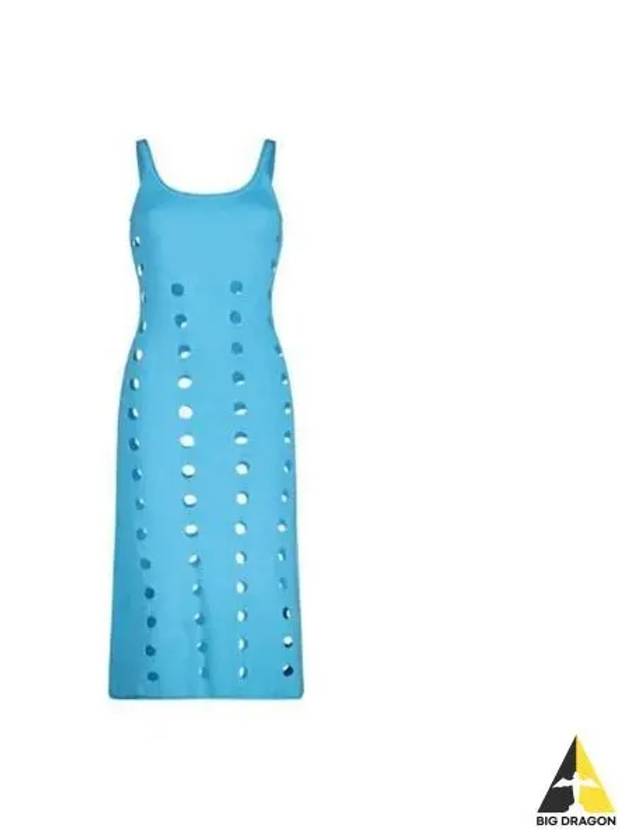 Women's Canopy Knit Sleeveless Midi Dress Sky Blue - HOUSE OF SUNNY - BALAAN 2