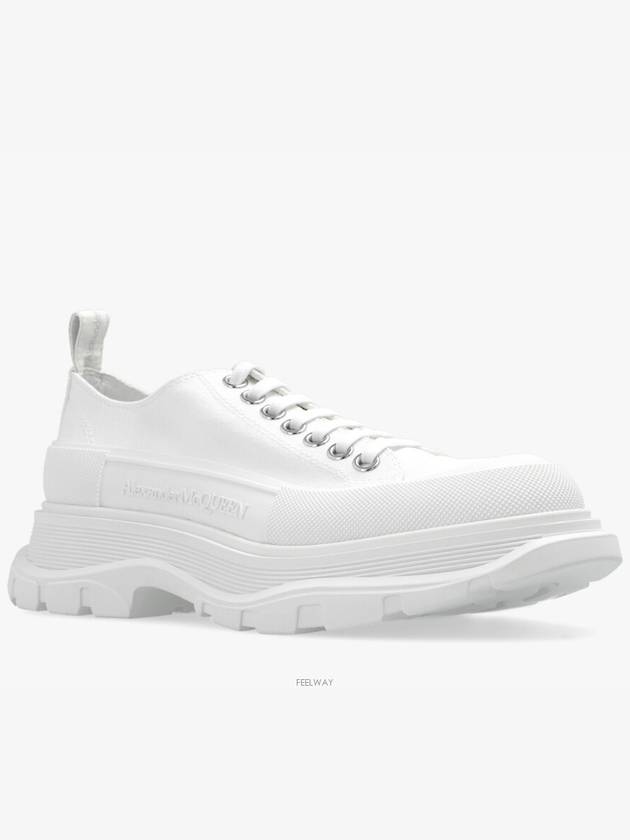 Tread Slick Low Top Sneakers White - ALEXANDER MCQUEEN - BALAAN 3