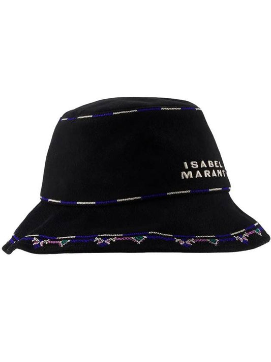 24SS HALENA logo embroidered bucket hat black CU049XFA B1C11A 01BK - ISABEL MARANT - BALAAN 2
