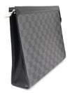 N41696 Damier Graphite Canvas Pochette Voyage MM Clutch - LOUIS VUITTON - BALAAN 3