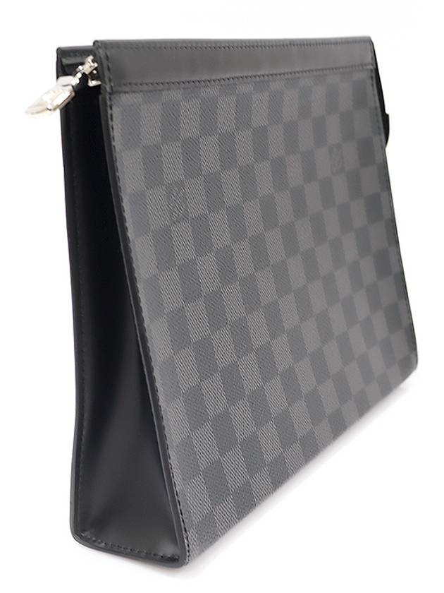 N41696 Damier Graphite Canvas Pochette Voyage MM Clutch - LOUIS VUITTON - BALAAN 3