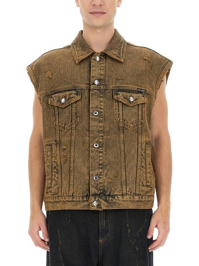 23 fw Denim Vest G9ANWDG8JD8S9001 B0040494600 - DOLCE&GABBANA - BALAAN 2