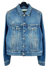 OWYE009R19773057 Denim Jacket Blue - OFF WHITE - BALAAN 1