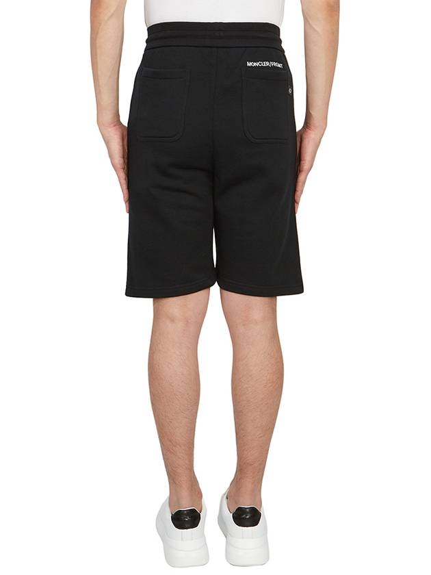 Jersey Bermuda Shorts Black - MONCLER - BALAAN 5