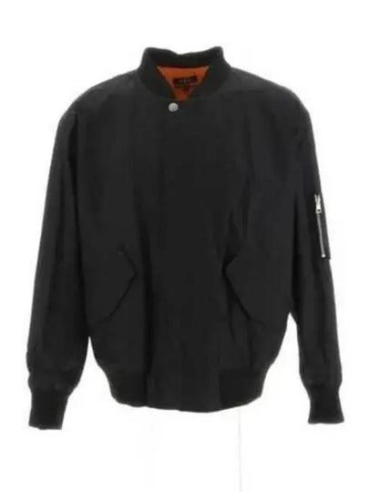 Hamilton Washed Cotton Bomber Jacket Black - A.P.C. - BALAAN 2