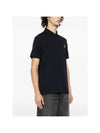 Pique Stretch Cotton Short Sleeve Polo Shirt Navy - STONE ISLAND - BALAAN 4