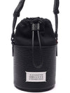 5AC Micro Bucket Bag Black - MAISON MARGIELA - BALAAN 3