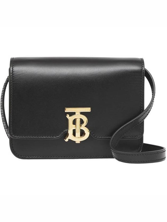 Mini Leather TB Cross Bag Black - BURBERRY - BALAAN 1