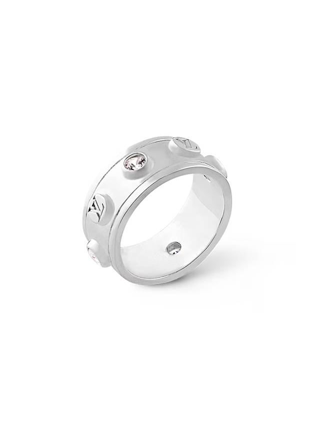 LV Studs Ring Silver - LOUIS VUITTON - BALAAN 3