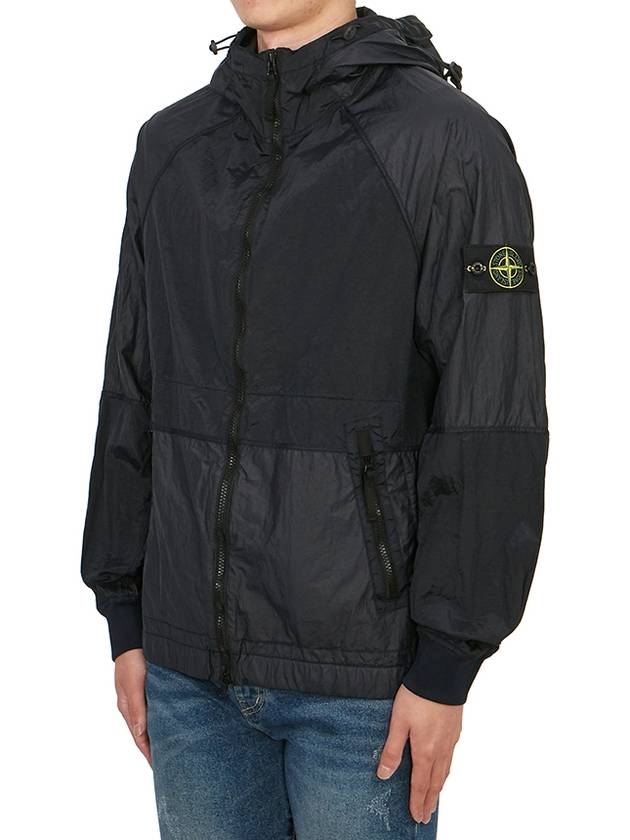 Nylon Metal Windbreaker Navy - STONE ISLAND - BALAAN 4