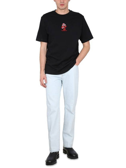 T-SHIRT WITH LOGO EMBROIDERY - DEPARTMENT 5 - BALAAN 2