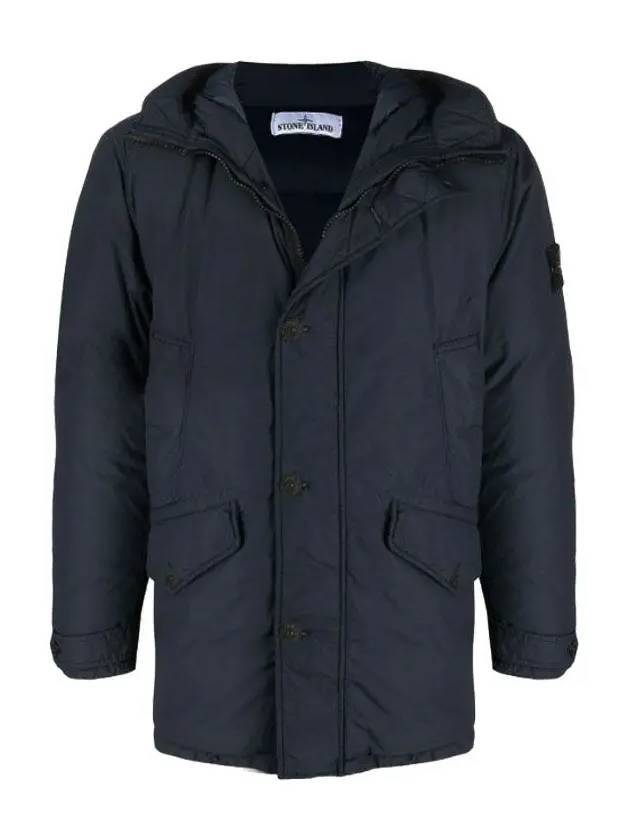 Naslan Light Watro Down Parka Navy - STONE ISLAND - BALAAN 1